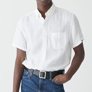 J crew men’s Slim linen shirt